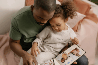 Family reflecting on values and legacy across generations