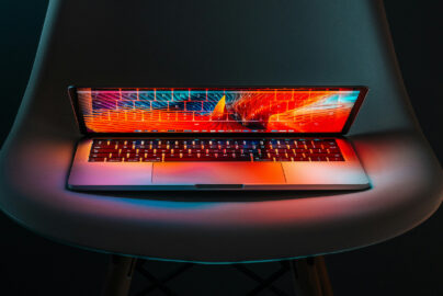 Managing digital accounts on a laptop