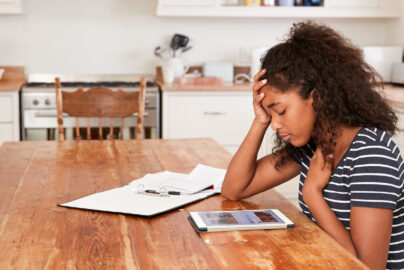 Family reviewing estate documents